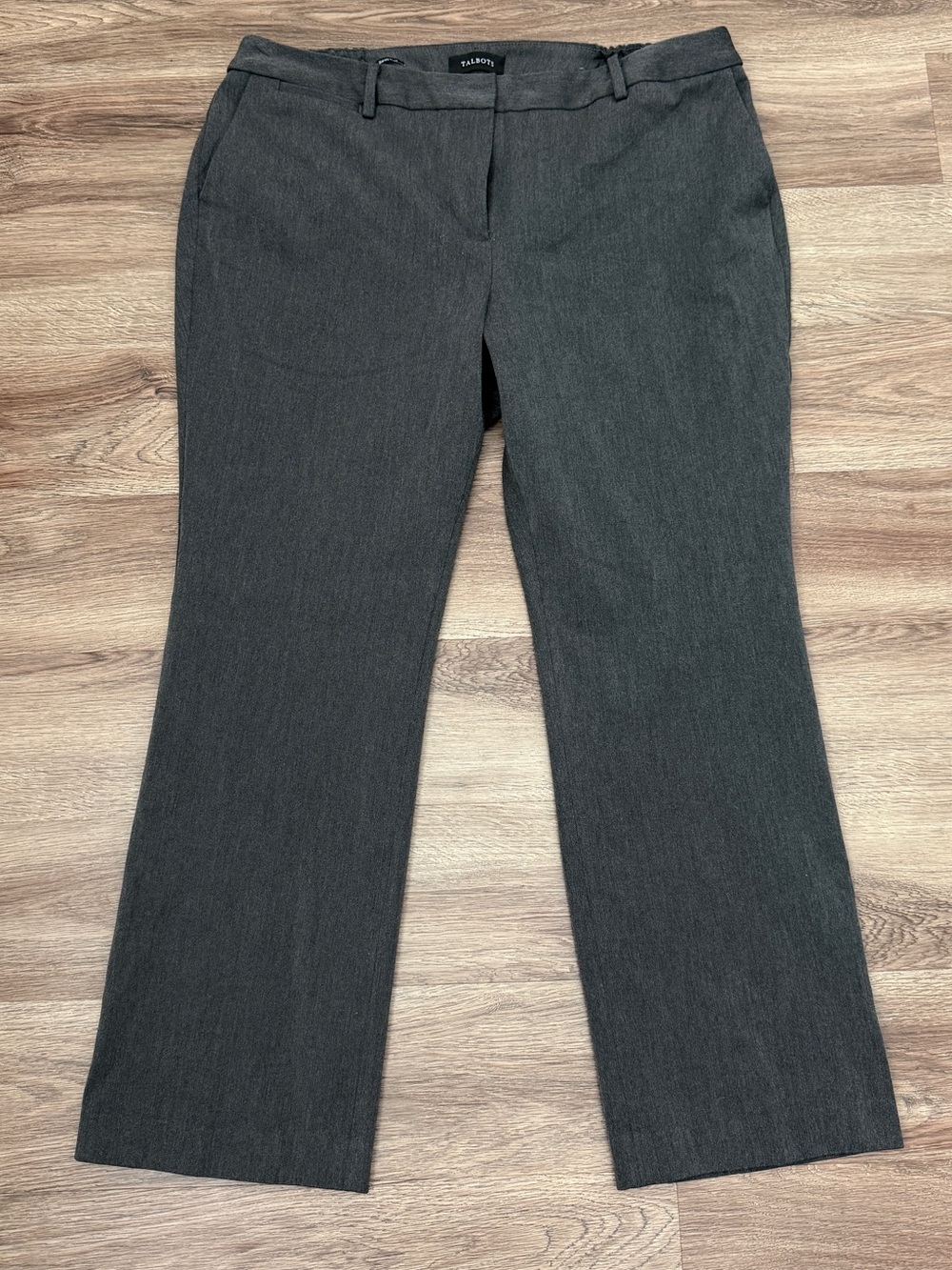 Talbots Barely Boot Grey Trousers 18W